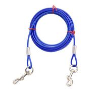 DRESSOOS Câble De Transport De Chien Câble D'attache Pour Chien Boutons De Chien Chaîne D'attache Pour Chien Pour Chiens Chien Rétractable Chien Moyen Laisse De Chien De Câble Blue