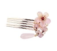 DRESSOOS Charmant Peigne À Cheveux Pour Dîner De Mariage Peigne Floral En Cuivre Élégant Pour Les Occasions