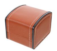 DRESSOOS Coffret de Montre en Cuir PU 10X9X8 CM Compartiment Anti-Chocs, pour Rangement Montre Femme à Domicile et Présentoir Élégant