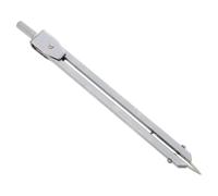 DRESSOOS Compas pour Échelle Proportionnelle Structure à Ressort en Fer Argenté de Dessin Technique Pointes en Métal Durci et Bras Renforcés et Relevés Fiables, pour Croquis Créatifs