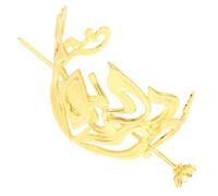 DRESSOOS Couronne de Cheveux Confortable pour Hommes Vintage en Métal Doré, Accessoire Hanfu Artisanat Raffiné, pour Tenues Traditionnelles et Scènes