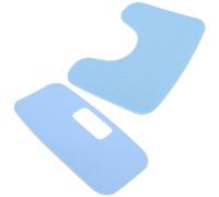 DRESSOOS Coussin de Siège Ensemble Tapis Dossier Imperméable de Antidérapant en Xpe Confortable pour Chaise de Bain pour Adapté aux Personnes Âgées et Handicapées