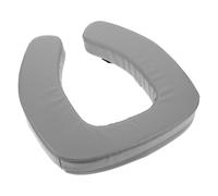 DRESSOOS Coussin Rehausseur Wc pour Personnes Âgées Siège de Toilette Surélevé Confortable et Imperméable Coussin Rembourré Antidérapant pour Salle de Bain Accessoire de Rehausse de Siège