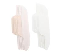 DRESSOOS Coussinet Anti-transpiration Jetable pour Doublure de Chapeau 24pcs en Tissu Non Tissé Forme Incurvée Absorbeur de Sueur pour Réunions et Négociations