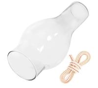 DRESSOOS Couverture de Lanterne Extérieure Protège et Adoucit la Lumière en Verre Accessoire de Camping, Diamètre 5,3cm pour Lampe à Pétrole pour Décoration Maison