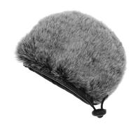 DRESSOOS Couvre Microphone Peluche avec Cordon Protection Vent et Éclaboussures Accessoire Microphone Compatible pour Enregistrement et Scène