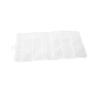 DRESSOOS De Rangement pour Accessoires De Cheveux Organisateur sous Évier Organisateur De Porte-Pinces à Griffes Organisateur De Bijoux Cintre Diviseurs Placard Blanche Tissu Non Tissé