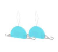 DRESSOOS Enfile-aiguille 2 Pièces en Plastique Bleu Multifonction pour Couture la Main et Machine, Facile à Enfiler pour Aiguilles Fines, Accessoire Couture Pratique
