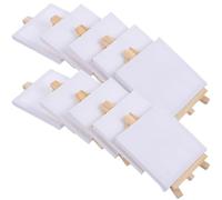 DRESSOOS Ensemble de 15 Chevalets en Bois Toile pour Dessin Diy, Kit Créatif Pratique Stimulant la Créativité pour Garçon et Filles Débutants et Loisirs Artistiques