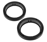 DRESSOOS Entretoise Épaisseur Haut-Parleur Voiture Pouces de 6,5 en Plastique Noir 15mm, Installation Facile pour Système Audio Automobile