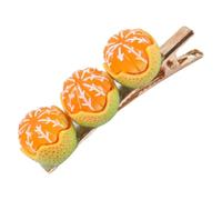 DRESSOOS Épingle à Cheveux Barrettes à Cheveux Pour Filles Orange Épingles à Cheveux Pour Femmes Mini Pinces à Cheveux Gemmes De Cheveux Pince à Cheveux Fruits Accessoires De Cheveux Le Fer
