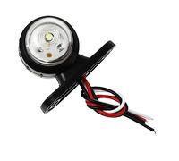 DRESSOOS Feux Latéraux Pour Camion En Abs Ip68 Rouge Et Blanc, Voyants Lumineux Étanches Basse Consommation, Signalisation Routière Pour Camions, Camping-cars Et Yachts