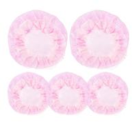 DRESSOOS Filets à Chignon de Ballet Invisibles Rose, 5 Pièces, Légers et Réutilisables en Maille et Tissu pour Coiffure Élégante de Femmes et Filles