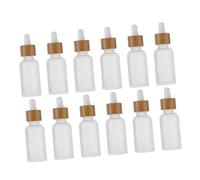DRESSOOS Flacons Compte-gouttes À Bille 12 Pièces Flacons En Verre Pour La Distribution De Liquides