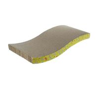 DRESSOOS Grattoir à Chat Carton Ondulé Planche De Grattage Design pour Jouet Et Accessoire De Détente Stress Et Prévention Comportements Destructeurs