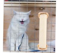 DRESSOOS Griffoir Suspendu en pour Chat : Poteau À en Sisal pour D'intérieur, Facile À, Fournitures pour Cage, Nettoyage des Griffes, Protection des Murs Et