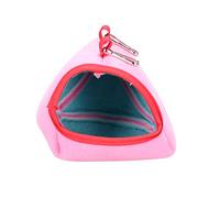 DRESSOOS Grotte des Animaux Tapis de nid en Peluche literie de Planeur de Sucre pour Cage Cachette de Hamsters hamac Chat pour Cage cabane des Animaux hamac hérisson Rose
