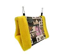 DRESSOOS Hamac pour Perroquet Triangles Nid Suspendu Chaud pour Oiseaux Lit Douillet Petit Modèle Couleur No
