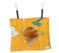 DRESSOOS Hamac Suspendu pour Oiseaux Nid d'Oiseau en Coton Petits Animaux Petite Taille Trou Rond Décoration de Cage Anti-Pluie Lit Doux et Confortable pour Perroquets et Canaris