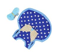 DRESSOOS Harnais Respirant pour Poules Gilet Réglable Laisse de Traction Vêtement Automnal et pour et Canards Protection Adorable et Pratique 1 Pièce