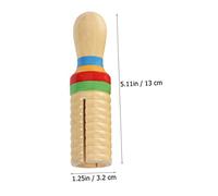 DRESSOOS Instrument de Percussion Bois Compact pour Garçon Fille Musical Éducatif avec Baguette Améliore Coordination Main Œil et Créativité et Portable
