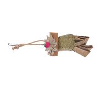 DRESSOOS Jouet à Mâcher pour Perroquets Accessoire Suspendu Naturel pour Oiseaux La Cage pour Perroquets Cockatiels