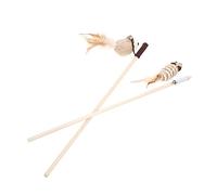 DRESSOOS Jouet D'intérieur pour Chat 2 Pièces De Jeu en Forme De Souris pour Jouer Et Faire De l'exercice Gardez Votre Chat Heureux Couleur Aléatoire