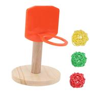 DRESSOOS Jouet Éducatif pour Oiseaux Mini Panier De Basket pour Perroquet Jouet Dentraînement pour Oiseaux pour Le Développement De Lesprit Couleur Aléatoire