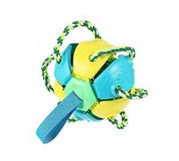 DRESSOOS Jouet Interactif pour Chiens Ballon De Lancer Résistant à Usure pour Activités Extérieur avec Couleurs Et Favorise Instinct De Chasse Votre Animal