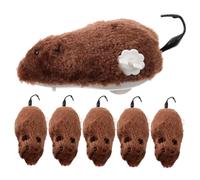 DRESSOOS Jouet Mécanique en Forme De Souris Et De Chat À Remonter en Peluche pour Garçons Et Filles Fournitures pour Animaux De Compagnie Couleur Aléatoire