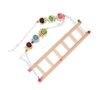 DRESSOOS Jouet Poule Échelle Suspendue Bois pour Poulet Et Coq Balançoire Solide pour Animaux De Ferme Support De Jeu pour Poules Réducteur Ennui Et Exercice