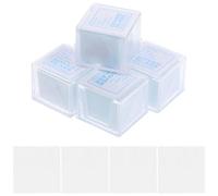 DRESSOOS Lames de Microscope Carrées 500 Unités Lamelles Couvre-Objets 18X18Mm, Consommables pour Microscope en Laboratoire d'Enseignement