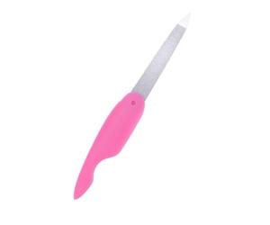 DRESSOOS Limes à Ongles Pliables Design Compact en Abs Lot de 3 en Acier Inoxydable Ongles Lisses et Brillants, pour Manucure et Pédicure