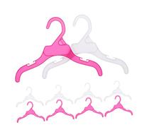 DRESSOOS Lot de 10 Mini Cintres pour Animaux De Compagnie pour Petits Vêtements en Abs Peu Encombrants