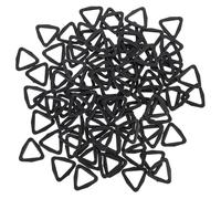DRESSOOS Lot de 100 Boutons Triangle en Plastique Noir pour Accessoires Vestimentaires, Fixation Solide et Polyvalente pour Vêtements et Bijoux