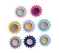DRESSOOS Lot De 100 Épingles À Cheveux En Résine De Couleurs Mélangées Accessoires De Décoration Faits À La Main Pièces De Fleurs Pour Garçons Et Filles Fournitures De Fabrication De Bijoux