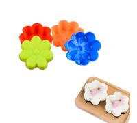 DRESSOOS Lot de 12 Moules en Silicone Flexibles et Réutilisables pour Chocolat et Cupcakes, Moules à Pâtisserie pour Garçon et Filles, la Cuisine Facile et Créative Couleur Aléatoire