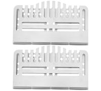 DRESSOOS Lot de 2 grilles de Protection Anti-Graisses : Protection Anti-Graisses en Acier Inoxydable pour Barbecue - Compatible avec Les Accessoires de plancha - Couvercle de pour la Sortie d'huile