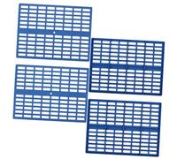 DRESSOOS Lot de 4 Tapis de Cage en Plastique pour Lapin Coussin de Repose-Pieds Tapis Réutilisables pour Animaux de Compagnie Accessoires pour Cochons d'Inde et Facile à Nettoyer