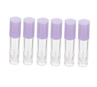 DRESSOOS Lot De 6 Tubes Vides De Glaçage À Lèvres Rond Flacon De Rouge À Lèvres Tubes De Rouge À Lèvres Sous-Bouteille De Rouge À Lèvres Conteneurs De Couleur Pour Les Lèvres Tubes De