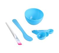 DRESSOOS mélange de masque aussi masques pour le visage masque facial réutilisable bande de visage kit de stratification des sourcils visage vapeur bol mélangeur pour masque facial Blue