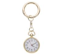 DRESSOOS Montre de Poche Infirmière à Trotteuse Lumineuse, Quartz Solide avec Boucle Porte-clés, Montre Médicale Suspendue pour Surveillance Professionnelle en Milieu Hospitalier