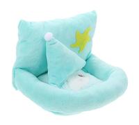 DRESSOOS Nid De Coton pour Animaux De Compagnie Peluche Géante Hérisson Transporteur Sucre Jouets De Bébé Doublure pour Cobaye Jouets Choses De Cobaye Bistro Nid Farci Peluche Green