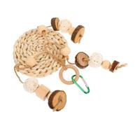 DRESSOOS Oiseau Panier en Osier Les Poules Cage pour Hamster Nain Volière Est Venu Peigne en Corne Mâche Perchoir à Oiseaux Cages Rat Cage à Oiseaux Jouets en Liège Feuilles De Maïs