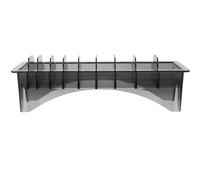 DRESSOOS Organisateur de Rangement Pratique pour Salon de Coiffure Professionnel en Ps Compartiments, Design Facile à Transporter pour Peignes Lisseurs et Tondeuses Cheveux
