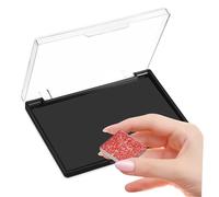 DRESSOOS Palette De Fards à Paupières Magnétique Vide, Format Compact, Plastique Robuste Noir Couvercle Transparent, Pour Organisation Maquillage, Usage Professionnel Et Personnel