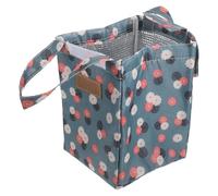 DRESSOOS Paquet à Déjeuner Isotherme en Aluminium et Tissu Grosse Capacité Poignée Motif Imprimé Floral, pour Camping et Activités en Plein Air