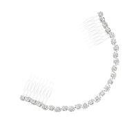 DRESSOOS Peigne à Cheveux De Mariée Avec Chaîne Accessoire Élégant Pour Coiffure Nuptiale Pour De Mariage Événements Spéciaux