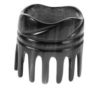 DRESSOOS Peigne Corne à Larges Dents Pour Cheveux Bouclés Brosse De Massage Nettoyante Et Anti-pelliculaire Pour Soin Capillaire Voyage Pratique