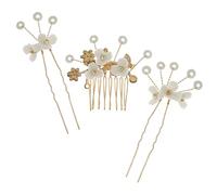 DRESSOOS Peigne De Mariage Forme De Fleur Épingle à Cheveux Pour Mariée Décoration De Cheveux De Mariage